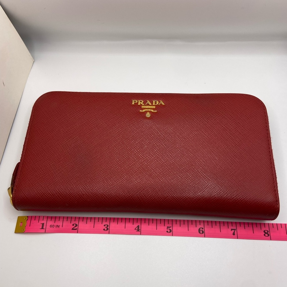 Prada Scarlet Leather Wallet - Picture 13 of 14